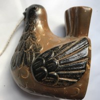 Turkey Bird String Holder Ceramic Stoneware Vintage   153122541260